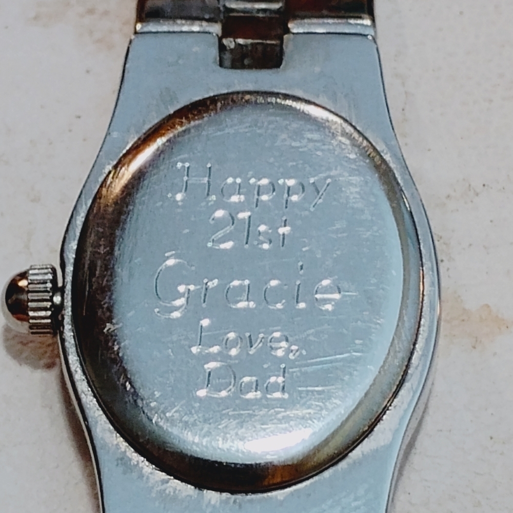 Vintage Charles Hubert Quartz Silver Tone Watch.​ 8"​​​ - Picture 6 of 8